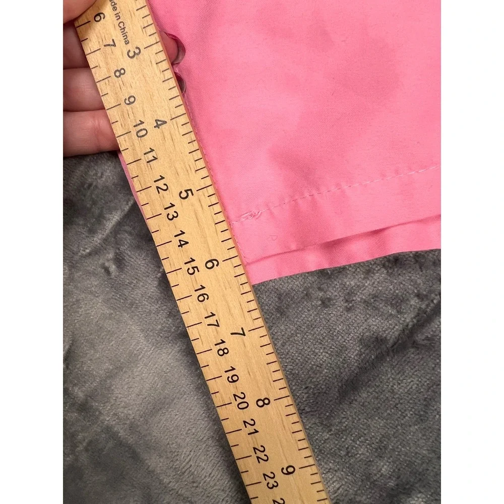 ASOS Swim Trunks Mens Small Pink Mesh Lined Drawstring Beach Shorts 5in‎ Inseam
